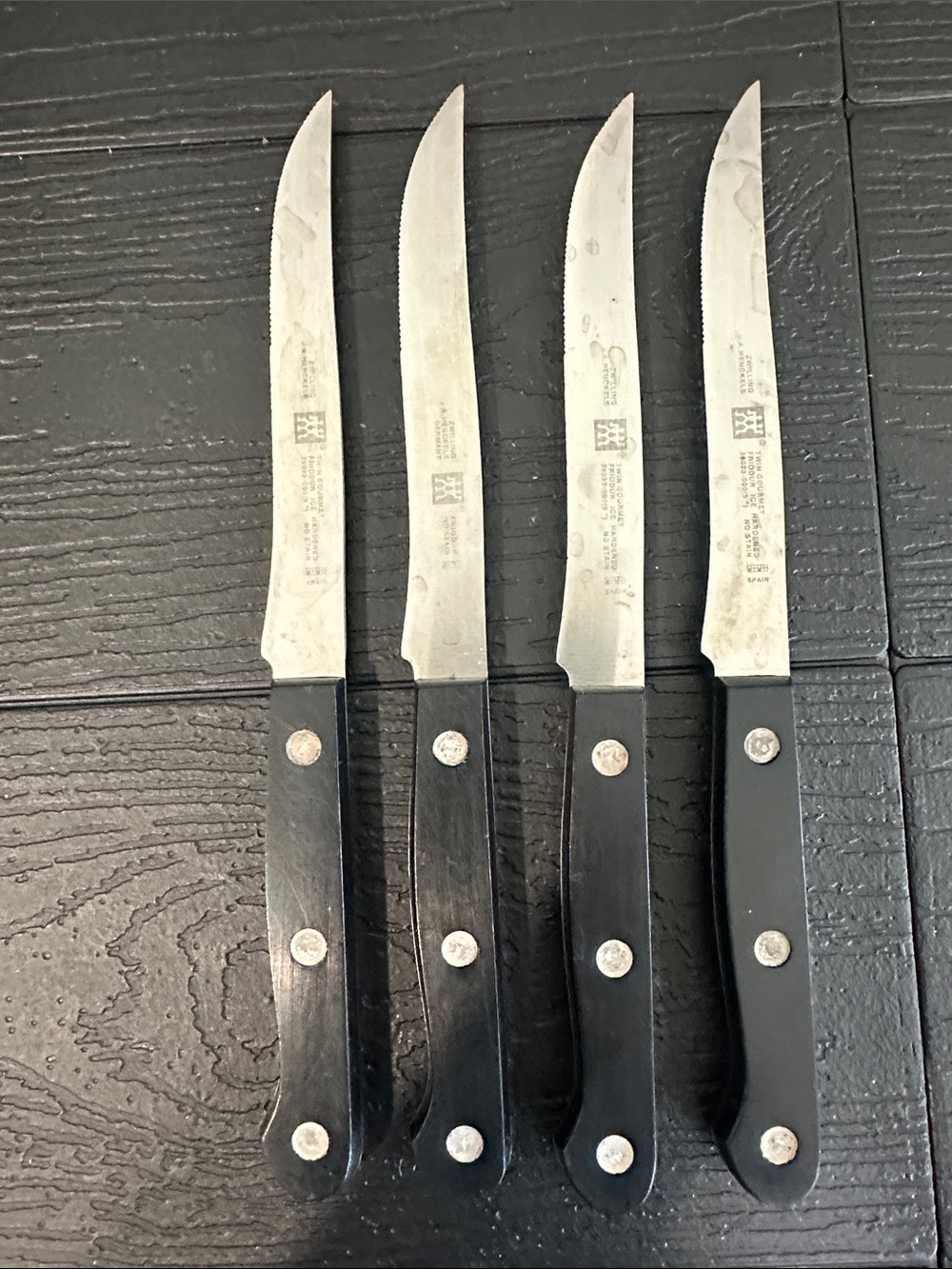 Zwilling J.A. Henckels Black Steak Knife Set - 4pc